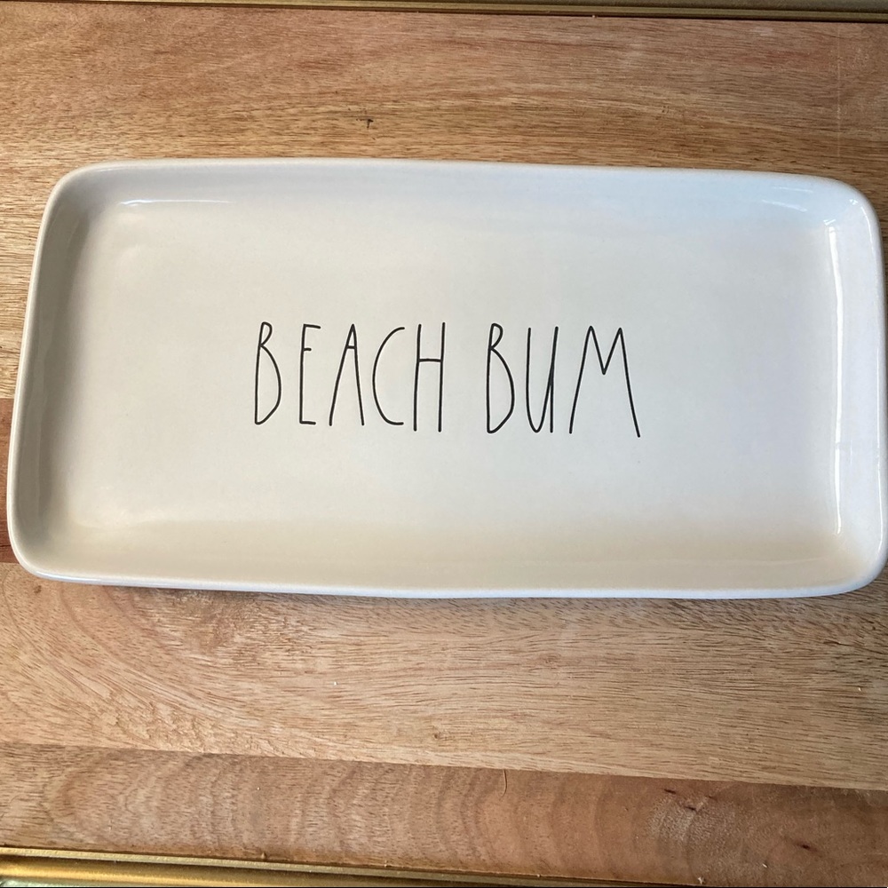 Rae Dunn large Beach Bum tray 🏖❤️